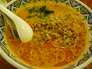マーボー麺には負けるけどかなり美味しい坦々麺♪